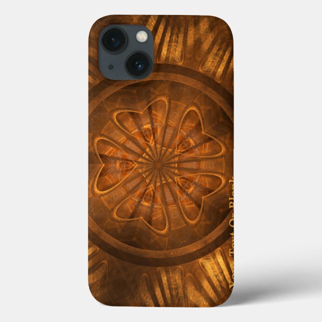 Holzschnitzen Case-Mate iPhone Hülle (Rückseite)