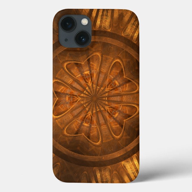 Holzschnitzen Case-Mate iPhone Hülle (Rückseite)