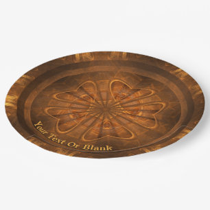 Holzschnitzen Pappteller