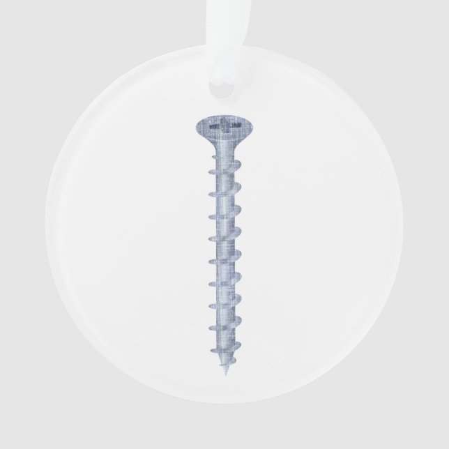 Holzschraube Ornament (Vorderseite)