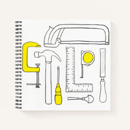 Holzschreibmaschine Notizbuch
