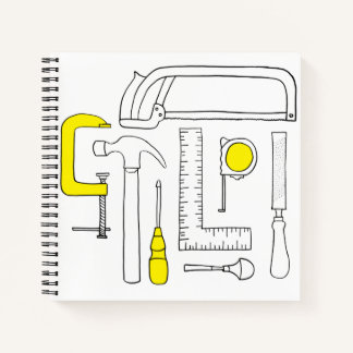 Holzschreibmaschine Notizbuch
