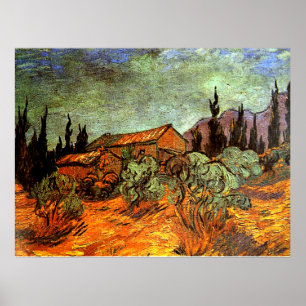 Holzschuhe, berühmte van Gogh Gemälde, Poster