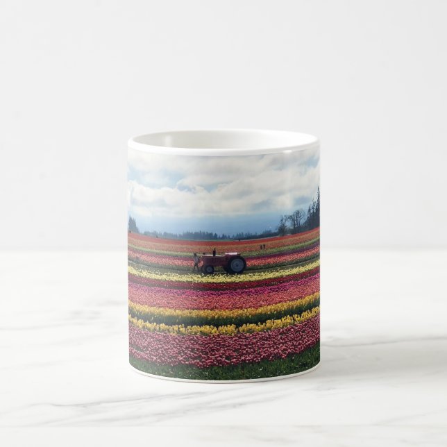 Holzschuhfarm, Holzbrand, Oregon Kaffeetasse (Mittel)