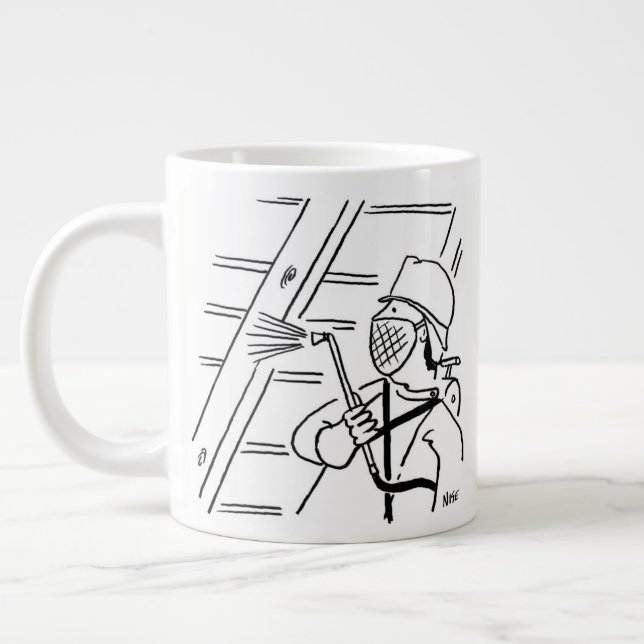 Holzschutz und Dachisolierung Jumbo-Tasse (Links)