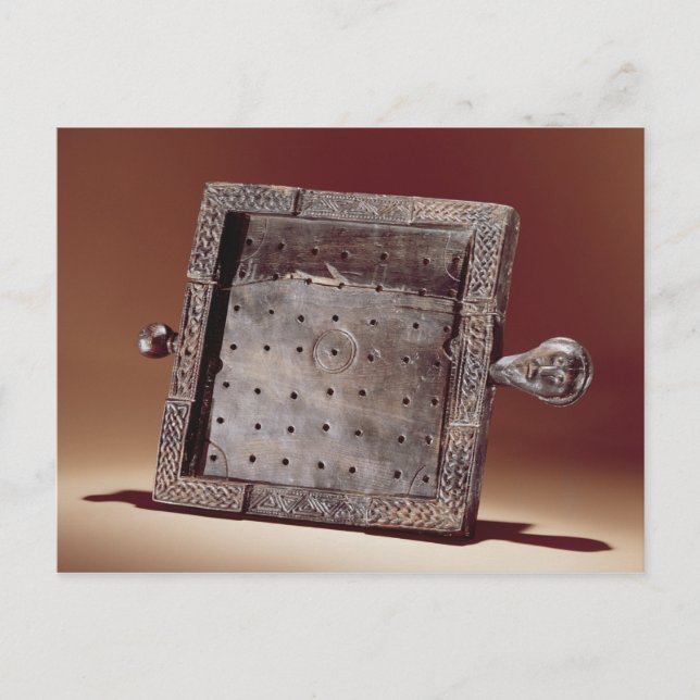 Holzspielbrett, Kinderschuhe, Landkreis Postkarte (Vorderseite)