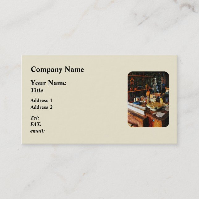 Holzspielzeug im Holzshop Visitenkarte (Vorderseite)