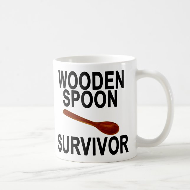 HOLZSPOONÜBERLEBEN KAFFEETASSE (Rechts)