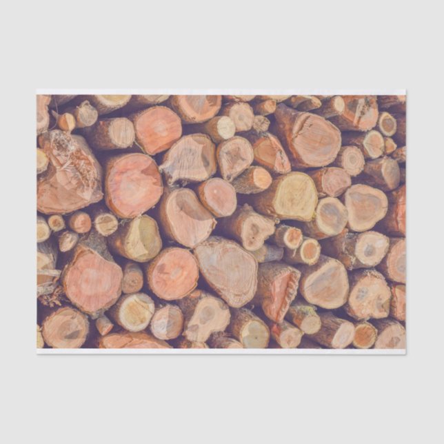 Holzstämme  seidenpapier (Vorderseite)