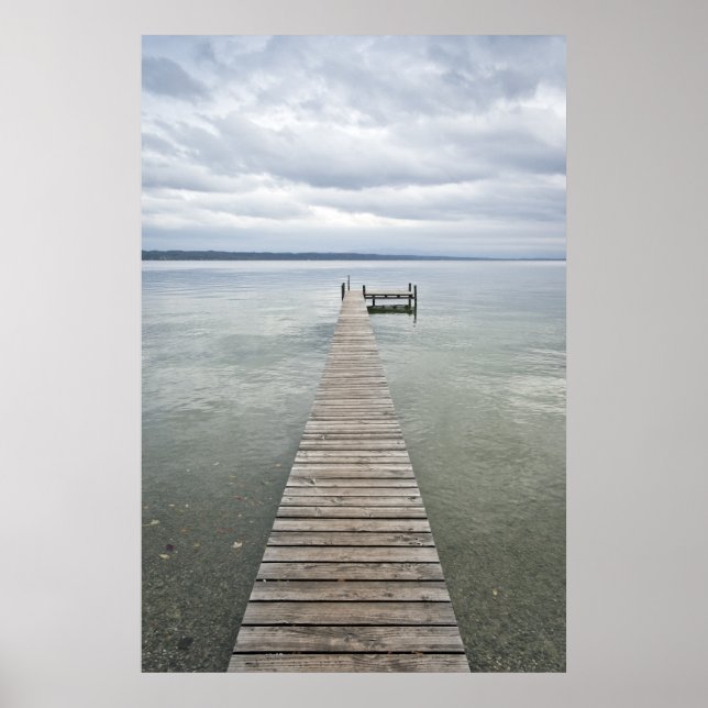 Holzsteg Poster (Vorne)