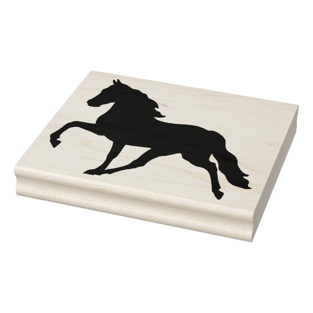 Holzstempel - Pferd Gummistempel (Stempel)