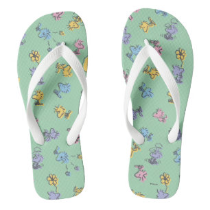 Holzstock Zucker Pop Kunstmuster Flip Flops