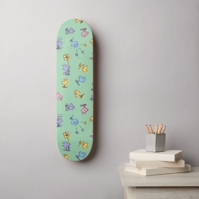 Holzstock Zucker Pop Kunstmuster Skateboard (Wandkunst)