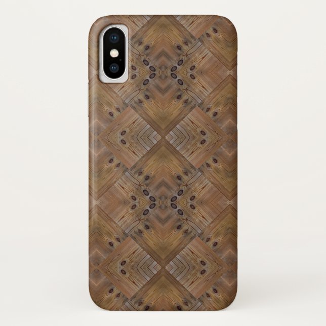 Holzstruktur, Naturholz Case-Mate iPhone Hülle (Rückseite)