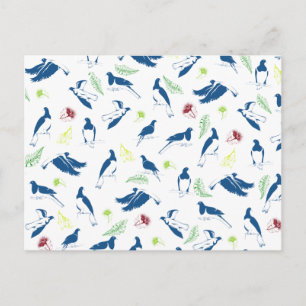 Holztaube Kereru NZ Bird Postkarte