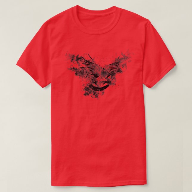 Holztaube — Vogeljagd 1 T-Shirt (Design vorne)