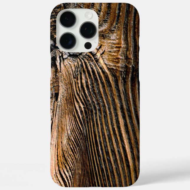 Holztextur Cool einzigartig Case-Mate iPhone Hülle (Rückseite)