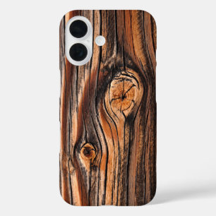 Holztextur Cool einzigartig iPhone 16 Hülle