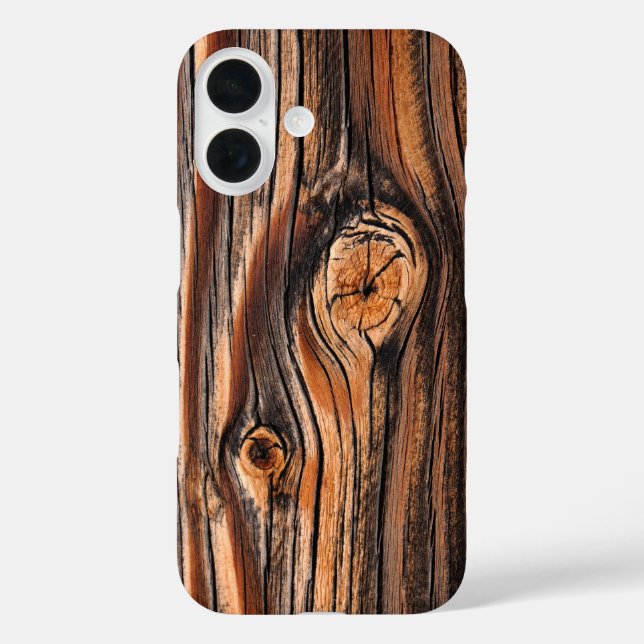 Holztextur Cool einzigartig Case-Mate iPhone Hülle (Rückseite)