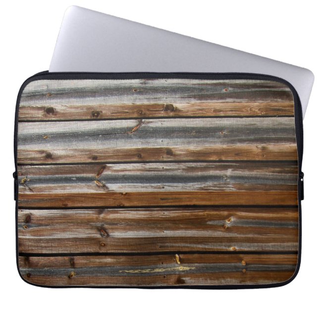 Holztextur Cool einzigartig Laptopschutzhülle (Vorderseite)
