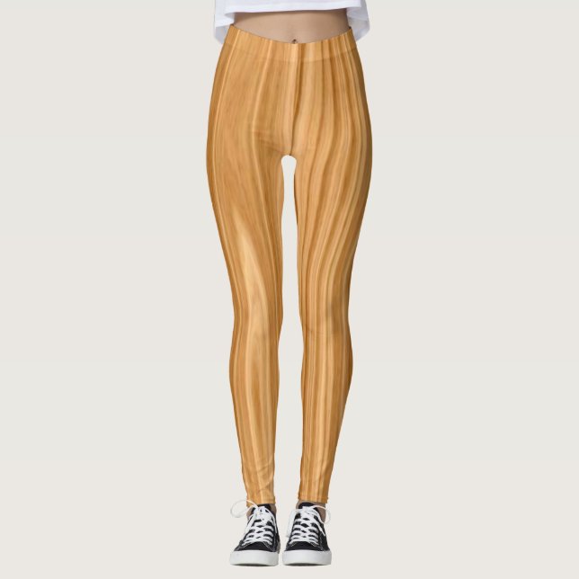 Holztextur-Hintergrund-35455 Leggings (Vorderseite)