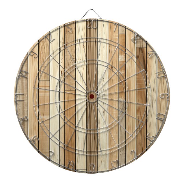 Holztexturdartboard Dartscheibe (vorne)