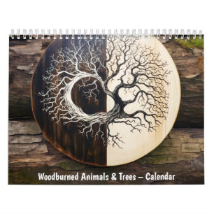 Holztiere & Bäume – 2027 Kalender