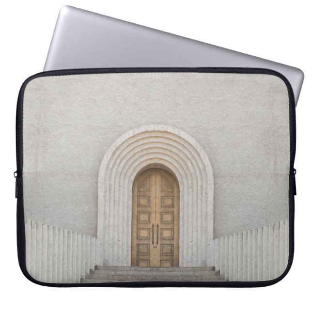 HOLZTÜR LAPTOPSCHUTZHÜLLE (Vorderseite)