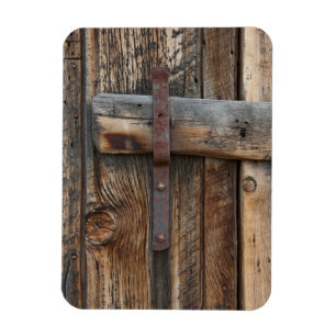 Holztür nah nach oben, Kalifornien Magnet