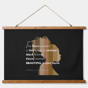 Holzvertäfelter Wandteppich Mit Holzrahmen