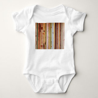 Holzwerkstoff: Vintage Tapete Textur Baby Strampler