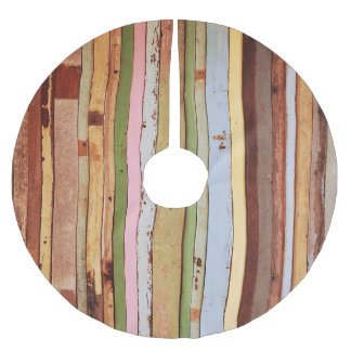 Holzwerkstoff: Vintage Tapete Textur Polyester Weihnachtsbaumdecke