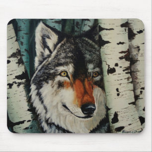 "Holzwolf" Mousepad