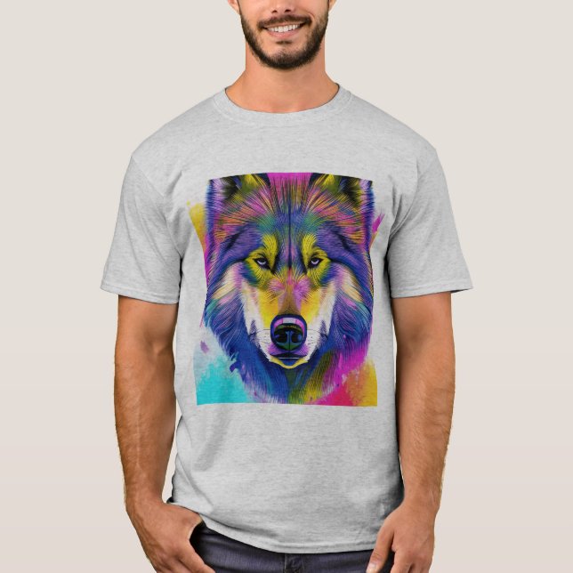 Holzwolf-T-Shirts T-Shirt (Vorderseite)