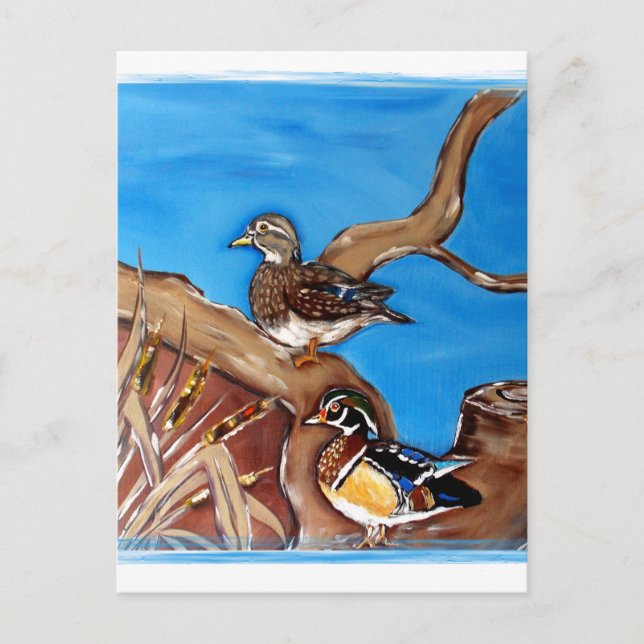 HOLZZÜGE POSTKARTE (Vorderseite)
