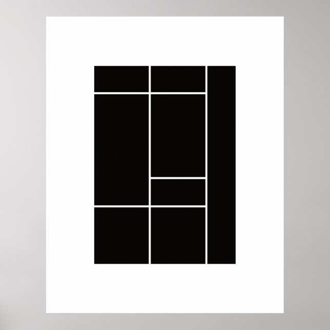 Homage to Mondrian 1.3 Poster (Vorne)