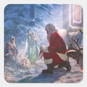 Homage von Danny Hahlbohm Quadratischer Aufkleber