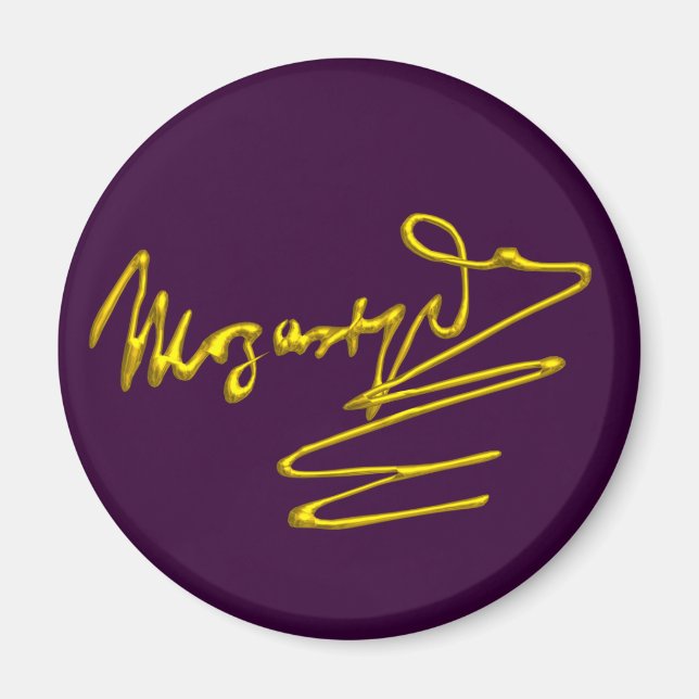 HOMAL NACH MOZART,lila Magnet (Vorne)