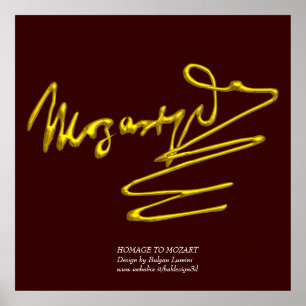 HOMAL NACH MOZART POSTER