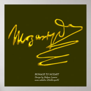 HOMAL NACH MOZART POSTER