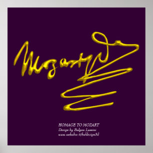 HOMAL NACH MOZART POSTER