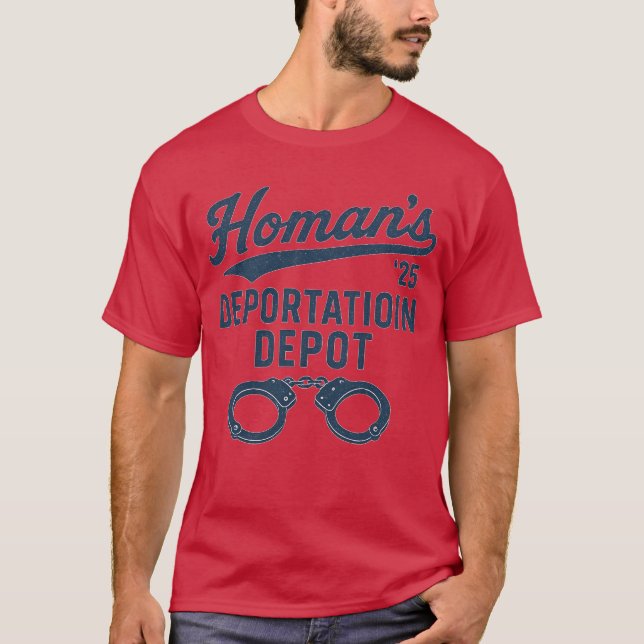 Homan’s Abschiebungslager T-Shirt (Vorderseite)