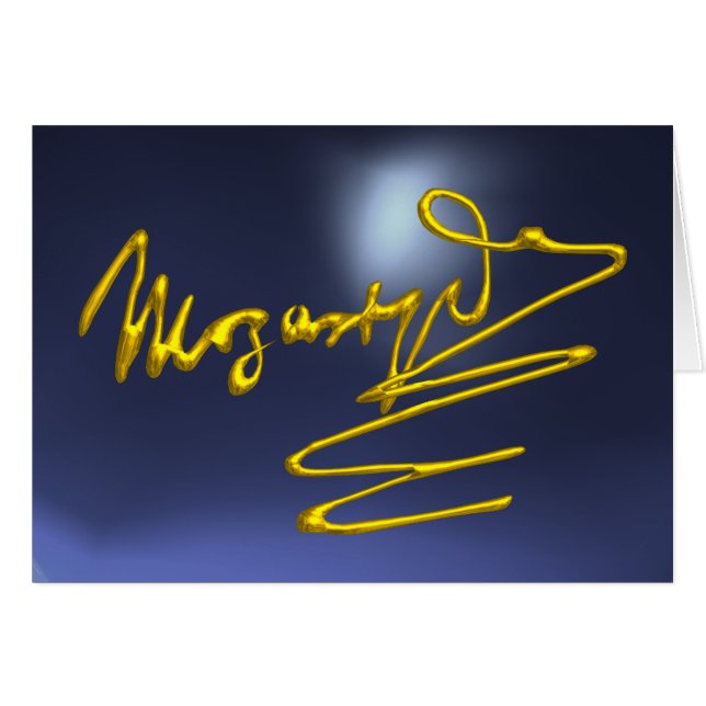HOMAS ZU MOZART, blaues Thema (Vorderseite (Horizontal))