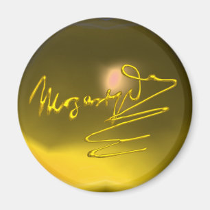 HOMAT BIS MOZART, gelber Topaz Magnet