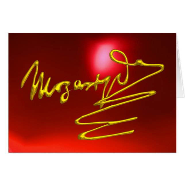 HOMAY TO MOZART, Red Ruby (Vorderseite (Horizontal))