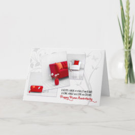 Home Anniversary from Real Estate Agent Modern Karte