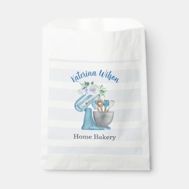 Home-Bäckerei-Blumen-Mixer Geschenktütchen (Vorderseite)