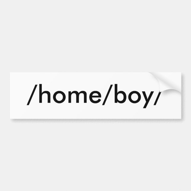 /home/boy/ autoaufkleber (Vorne)