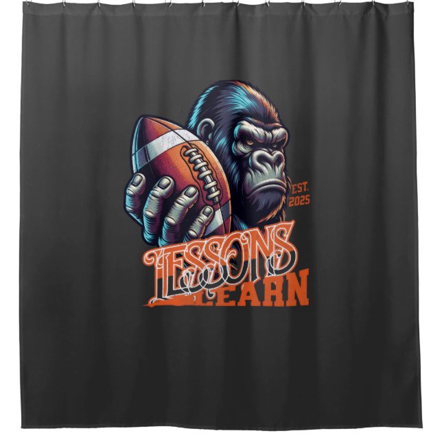 Home Decor Champion Gorilla Shower Curtain Duschvorhang (Vorderseite)