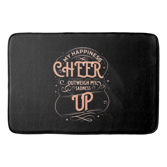 HOME DECOR HAPPINESS CHEER UP BATH MAT  BADEMATTE (Vorderseite)
